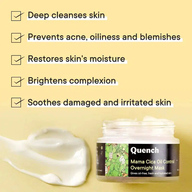 QUENCH MAMA CICA OIL CONTROL OVERNIGHT MASK