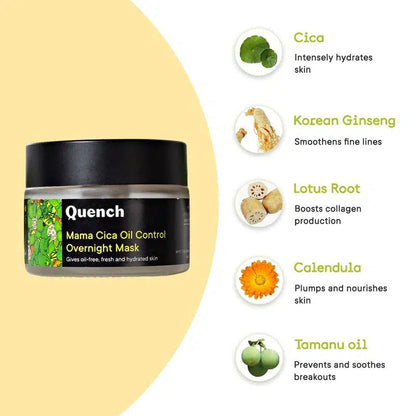 QUENCH MAMA CICA OIL CONTROL OVERNIGHT MASK
