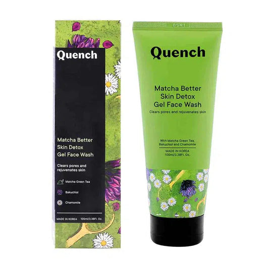QUENCH MATCHA BETTER SKIN DETOX GEL FACE WASH 100ML