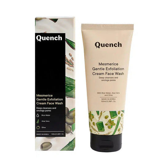 QUENCH MESMERICE GENTLE EXFOLIATION CREAM FACE WASH 100ML