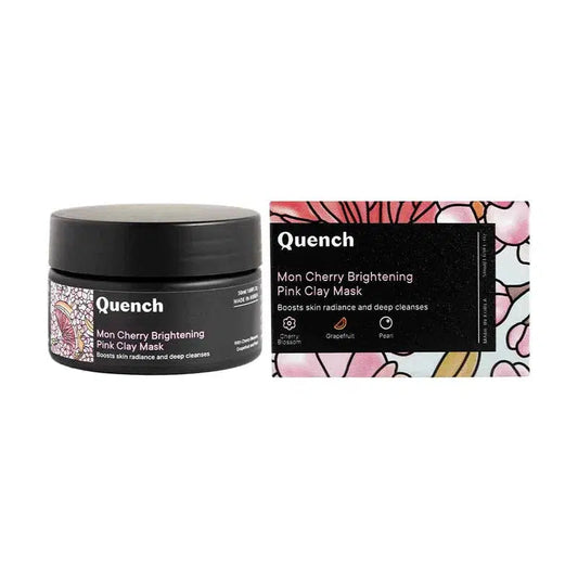 QUENCH MON CHERRY BRIGHTENING PINK CLAY MASK