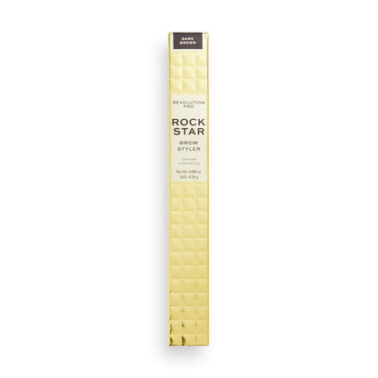REVOLUTION PRO ROCKSTAR BROW STYLER DARK BROWN