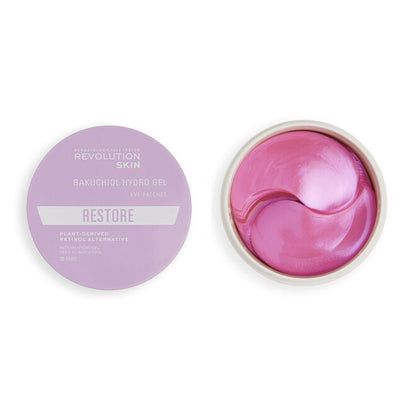 REVOLUTION SKINCARE PEARLESCENT PURPLE BAKUCHIOL SMOOTHING UNDEREYE PATCHES