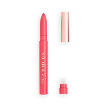 REVOLUTION VELVET KISS LIP CRAYON CUTIE PINK