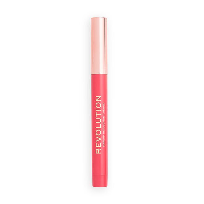 REVOLUTION VELVET KISS LIP CRAYON CUTIE PINK