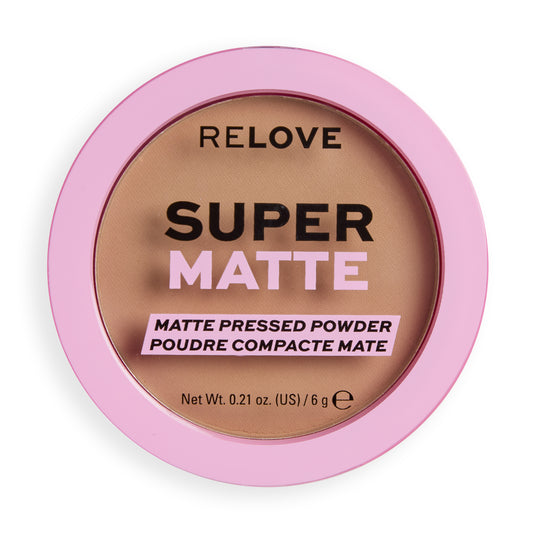 REVOLUTION RELOVE SUPER MATTE PRESSED POWDER BEIGE