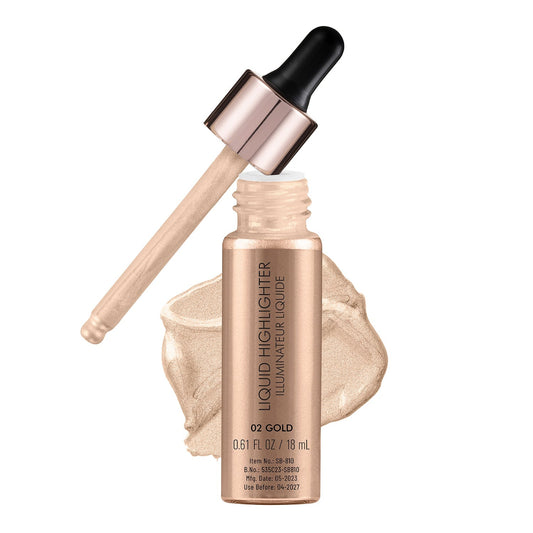 Swiss Beauty Drop & Glow Liquid Highlighter — 02 Gold