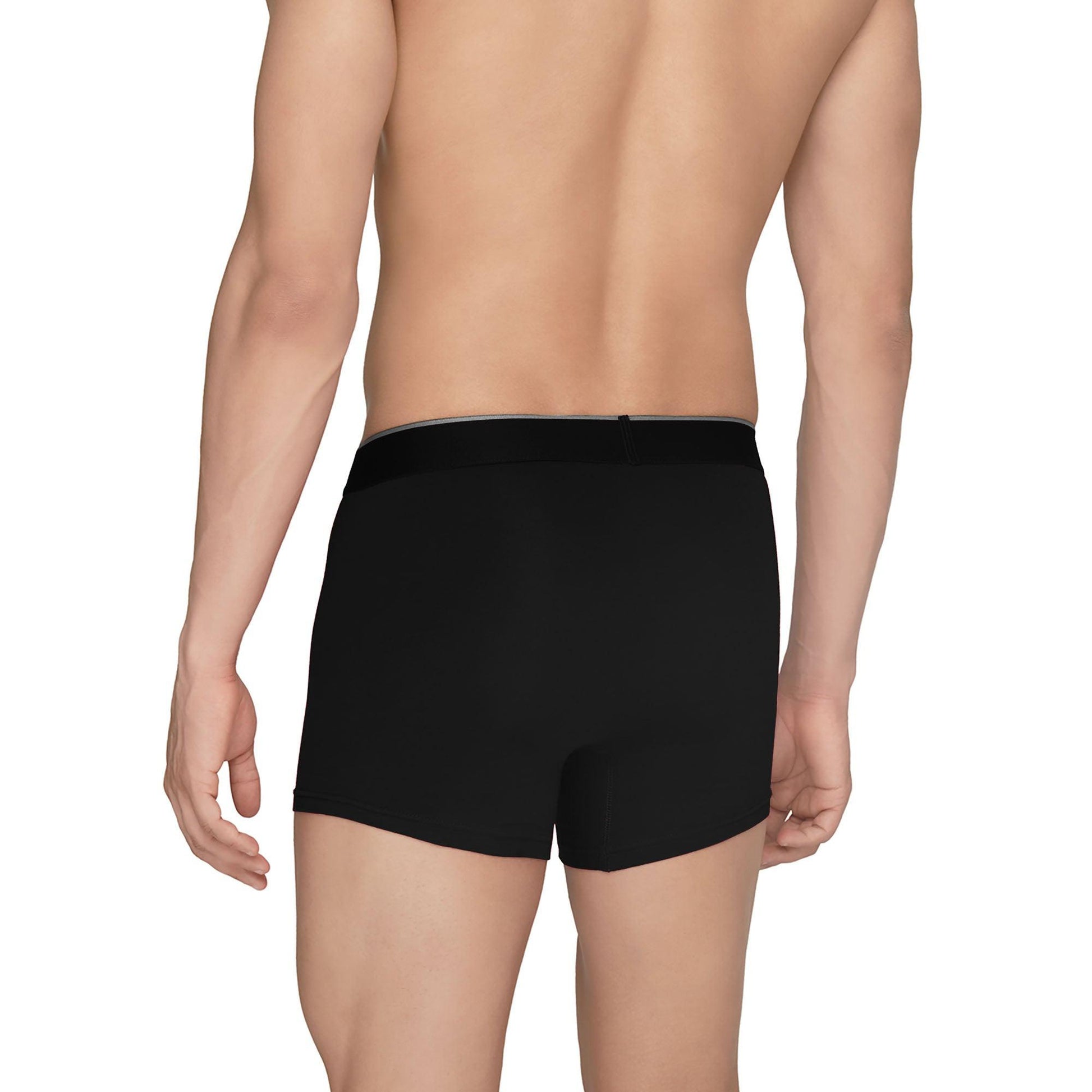 SINGLE - AERO SILVER COTTON TRUNKS HIGH PERFORMANCE BLACK KNIGHT
