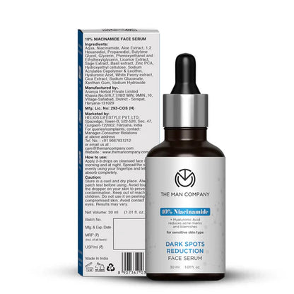 10% NIACINAMIDE FACE SERUM | DARK SPOTS REDUCTION 30ML