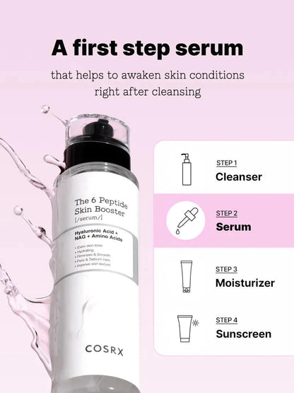 THE 6 PEPTIDE SKIN BOOSTER SERUM 150ML