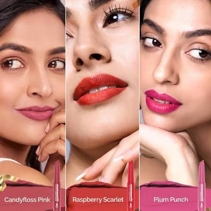 MOISTURE MATTE LONGSTAY LIPSTICK PACK OF 3 MINIS - BRIGHT AND BOLD