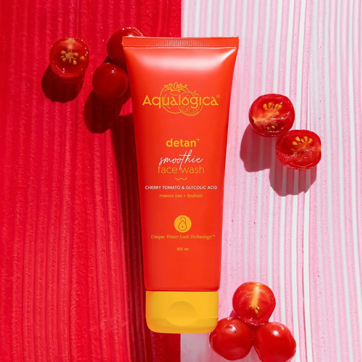 DETAN+ SMOOTHIE FACE WASH WITH CHERRY TOMATO & GLYCOLIC ACID FOR TAN REMOVAL - 100ML
