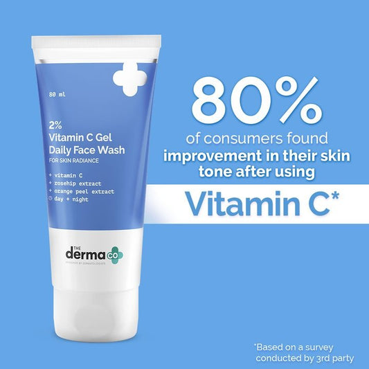 2% VITAMIN C GEL DAILY FACE WASH 80 ML