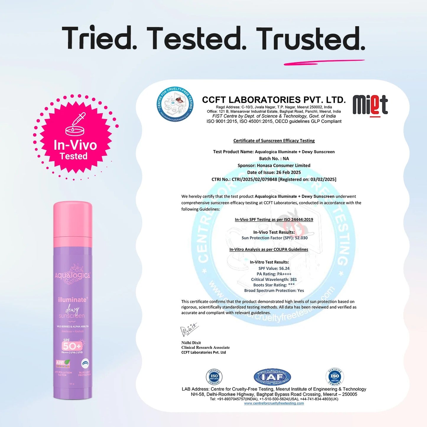 ILLUMINATE+ DEWY SUNSCREEN IN-VIVO TESTED SPF 50+ PA++++ WITH WILD BERRIES & ALPHA ARBUTIN - 5