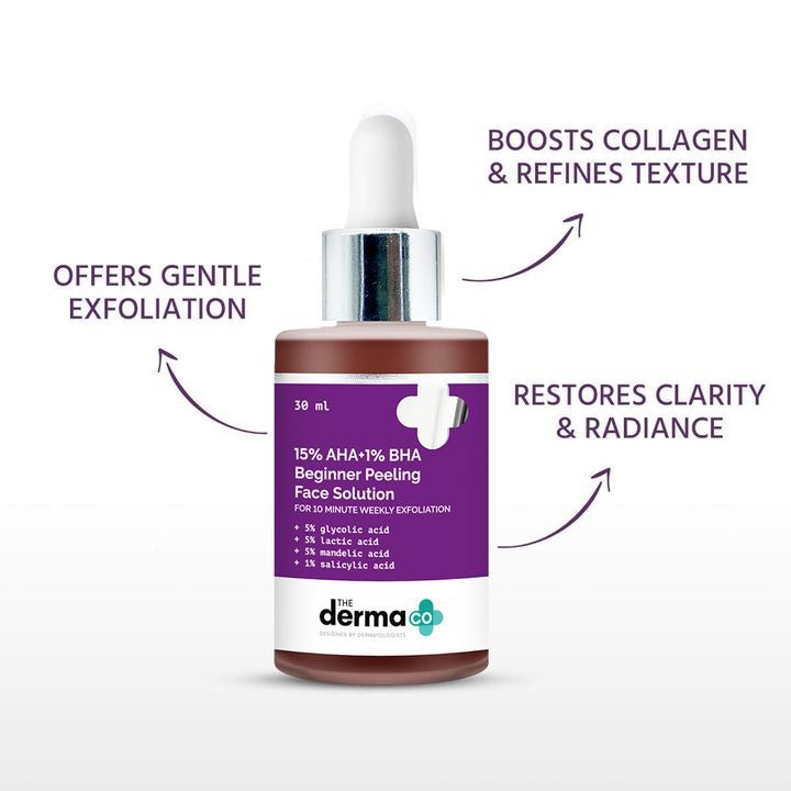15% AHA+1% BHA BEGINNER FACE PEELING SOLUTION
