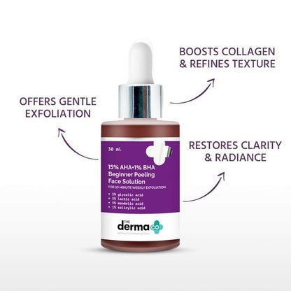 15% AHA+1% BHA BEGINNER FACE PEELING SOLUTION