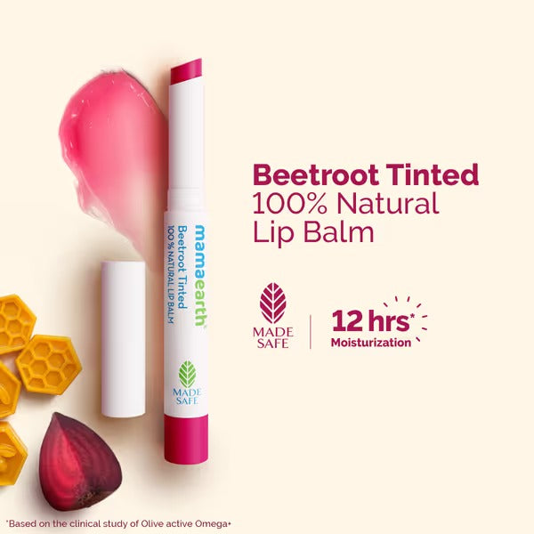 BEETROOT TINTED 100% NATURAL LIP BALM 2G