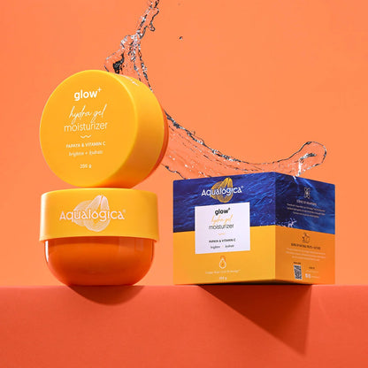 GLOW+ HYDRA GEL MOISTURIZER WITH VITAMIN C & PAPAYA - 200 G