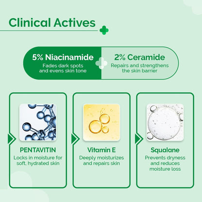 5% NIA-CERAMIDE DAILY HYDRATING MOISTURIZER WITH 5% NIACINAMIDE & 2% CERAMIDE - 100G