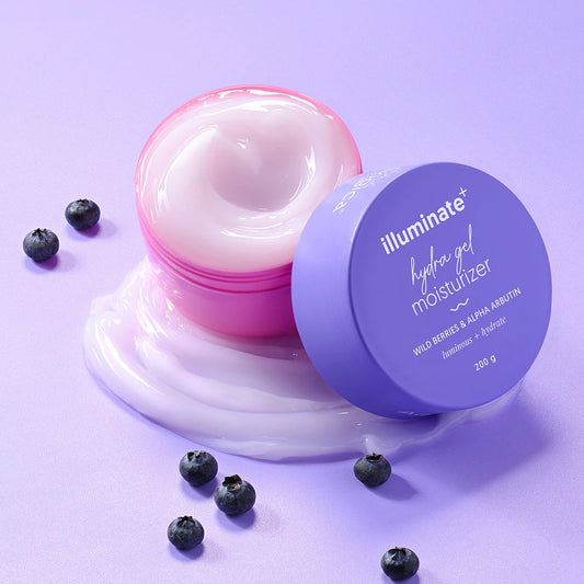 ILLUMINATE + HYDRA GEL MOISTURIZER WITH WILD BERRIES & ALPHA ARBUTIN - 200G