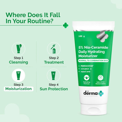 5% NIA-CERAMIDE DAILY HYDRATING MOISTURIZER WITH 5% NIACINAMIDE & 2% CERAMIDE - 100G