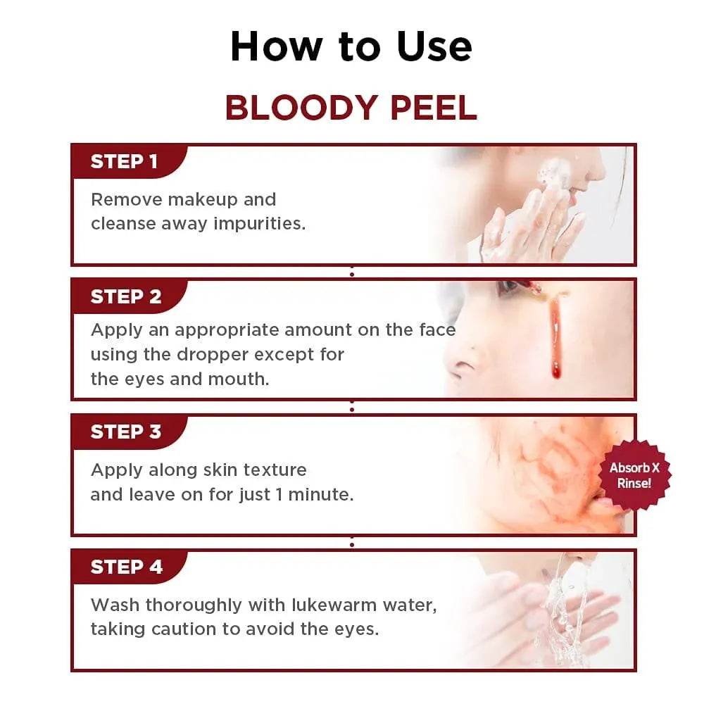 ZOMBIE BEAUTY BLOODY PEEL