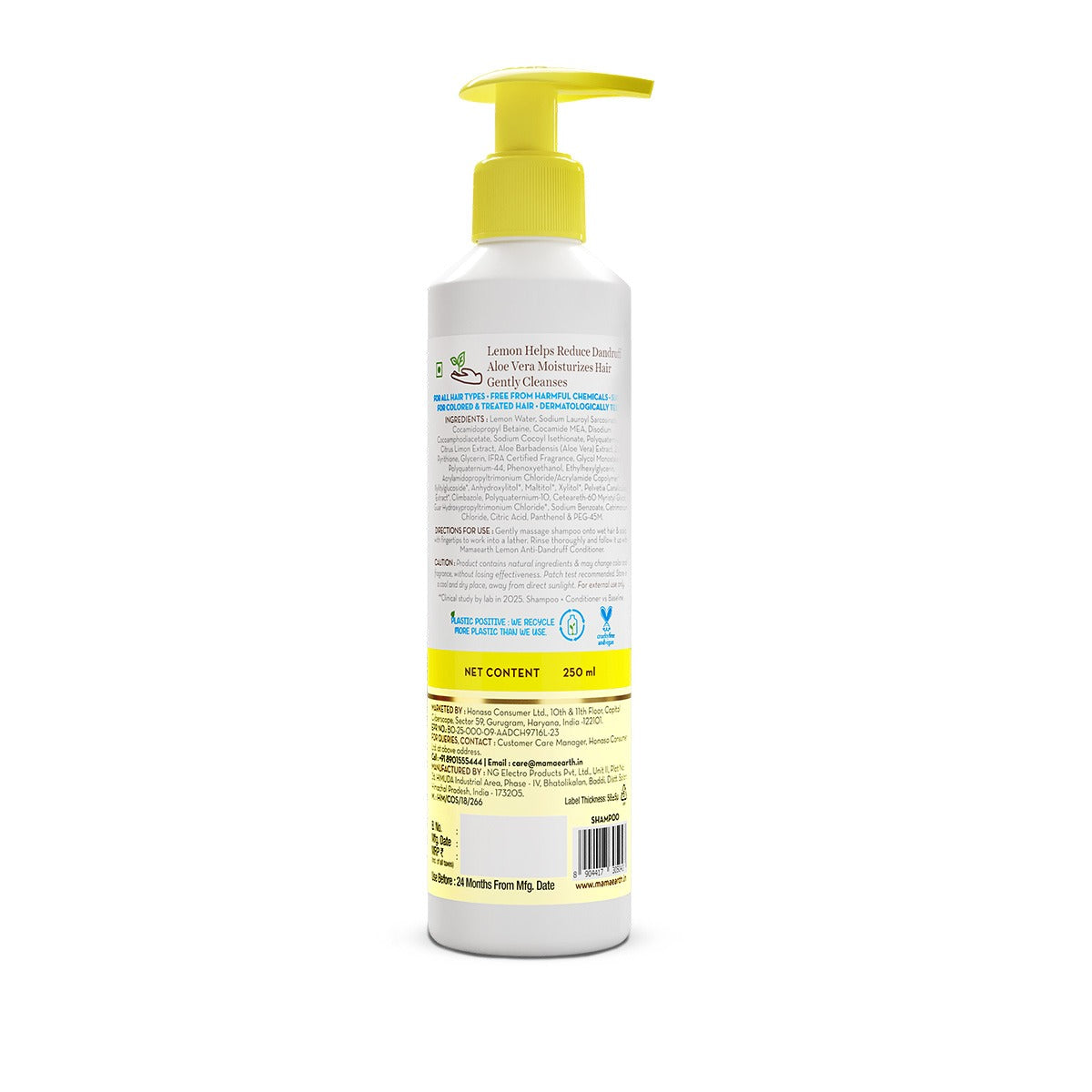 LEMON ANTI-DANDRUFF SHAMPOO 250 ML