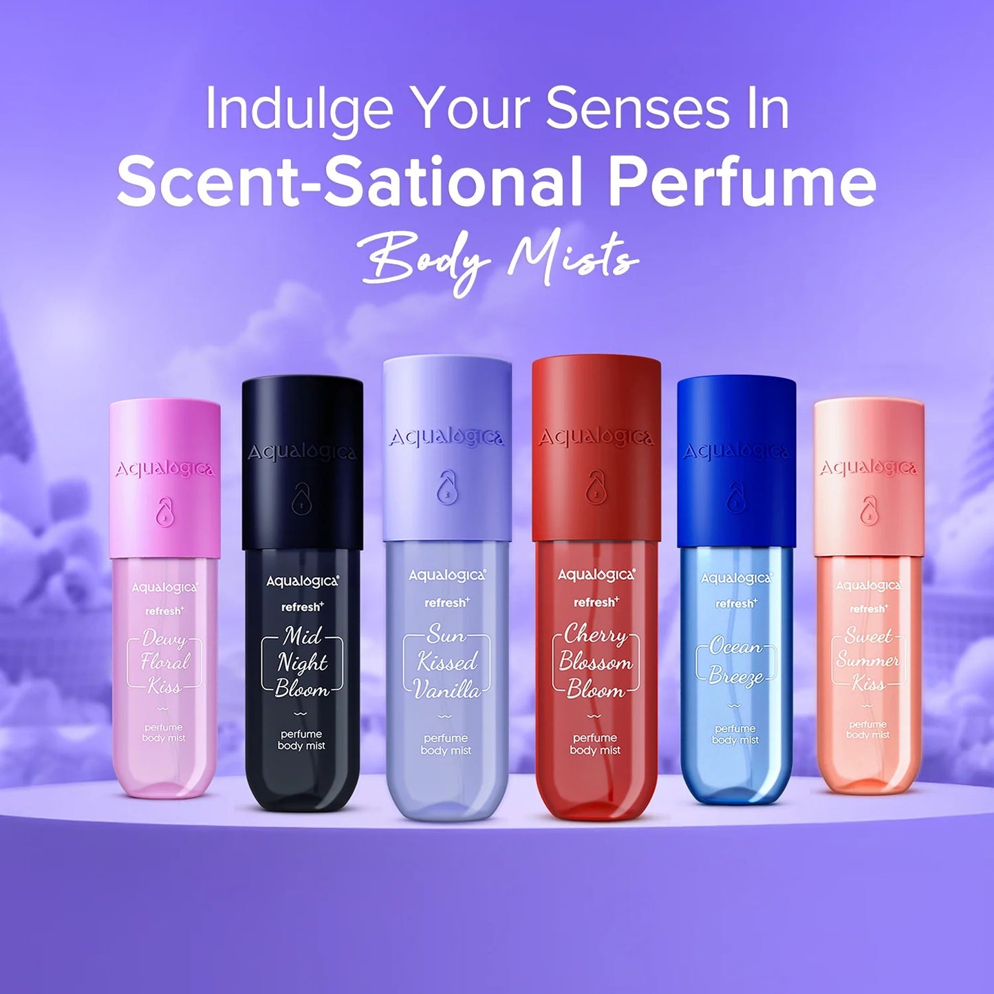 REFRESH+ SUN KISSED VANILLA PERFUME BODY MIST WITH ZEMEA & HYALURONIC ACID - 150 ML