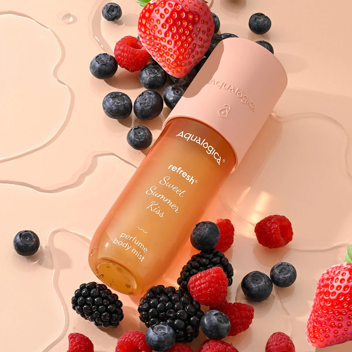 REFRESH+ SWEET SUMMER KISS PERFUME BODY MIST WITH ZEMEA AND HYALURONIC ACID 150 ML