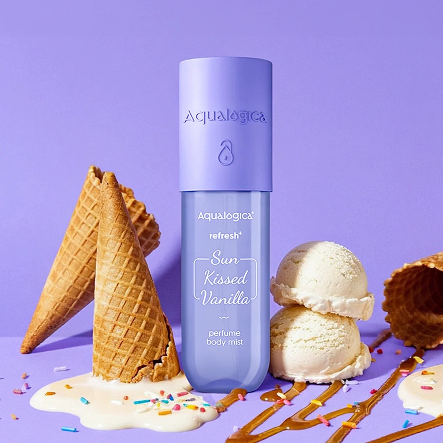 REFRESH+ SUN KISSED VANILLA PERFUME BODY MIST WITH ZEMEA & HYALURONIC ACID - 150 ML