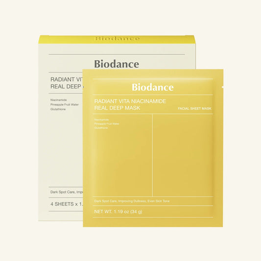 RADIANT VITA NIACINAMIDE REAL DEEP MASK [34G*4 SHEETS]