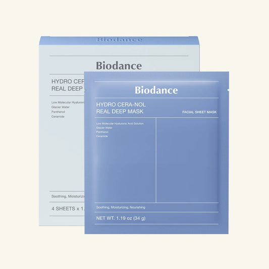 HYDRO CERA-NOL REAL DEEP MASK [34G*4 SHEETS]
