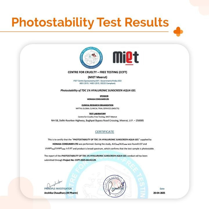 1% HYALURONIC LONG LASTING SUNSCREEN 50G