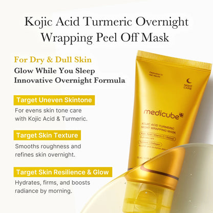 KOJIC ACID TURMERIC NIGHT WRAPPING MASK 75ML