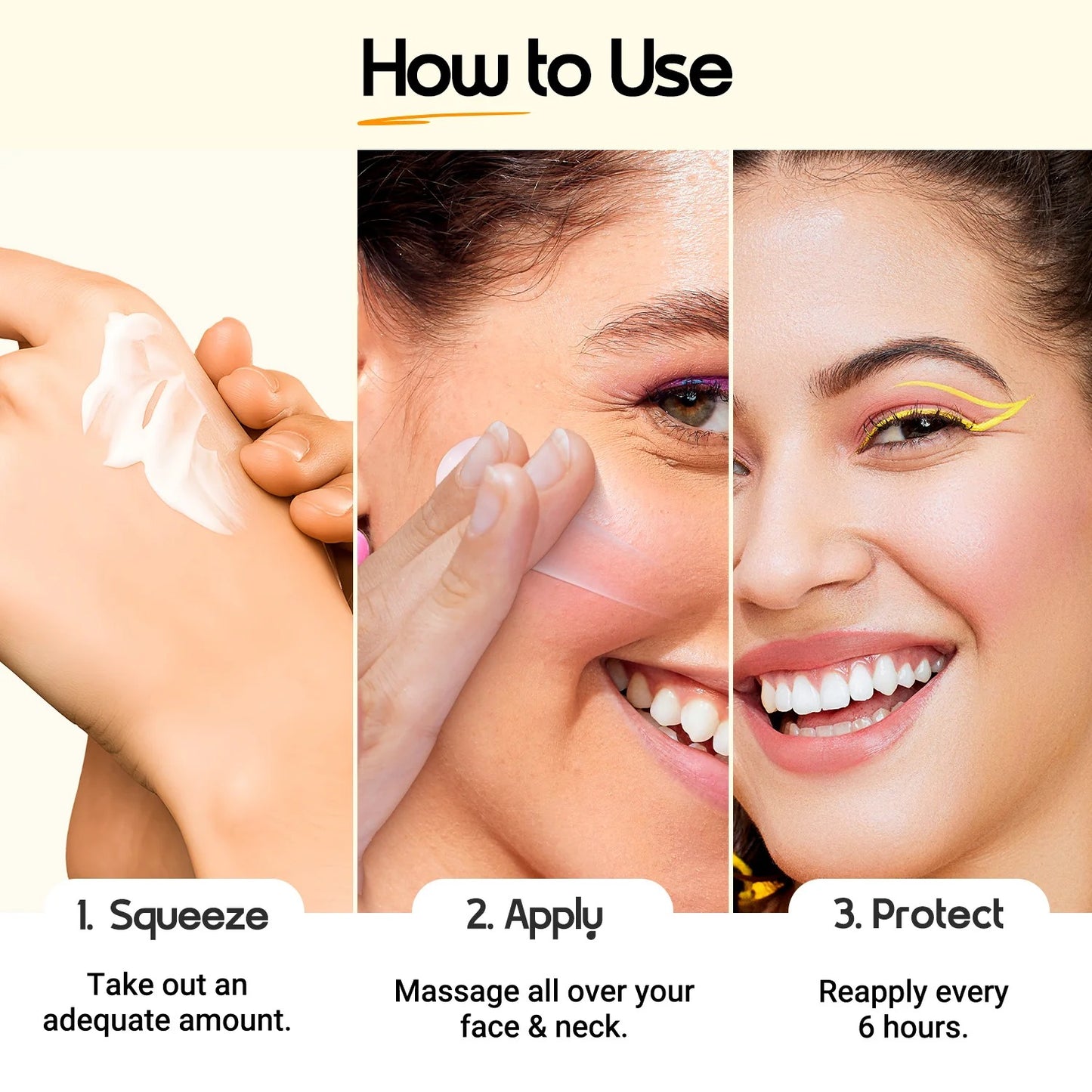 GLOW+ DEWY SUNSCREEN GEL IN-VIVO TESTED SPF 50+ PA++++ WITH PAPAYA & VITAMIN C - 50G