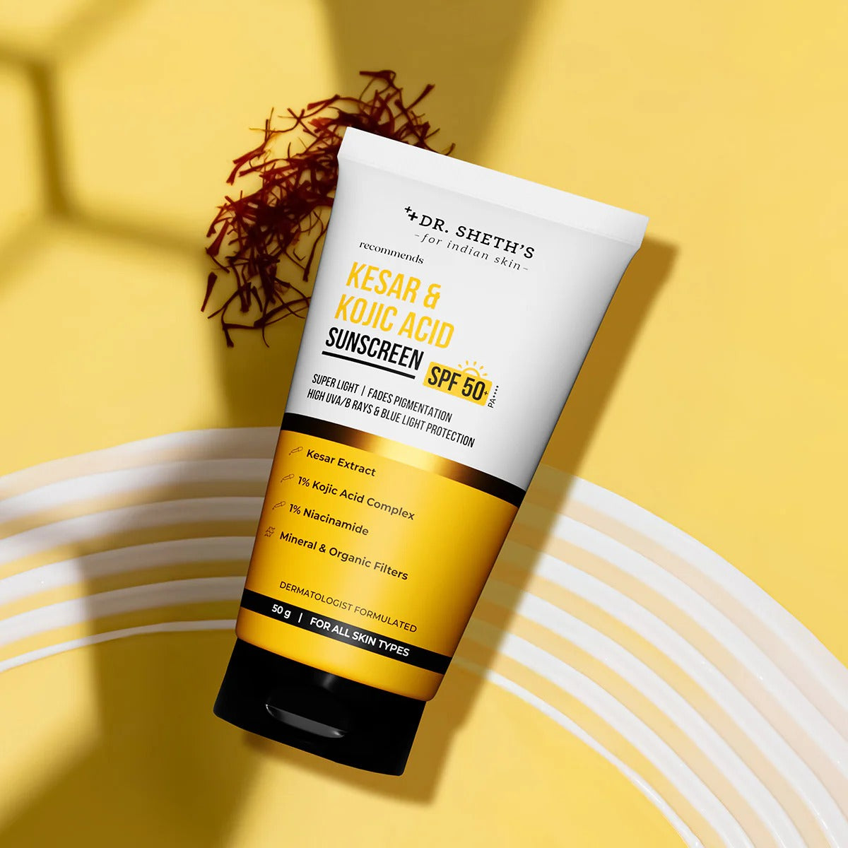 KESAR & KOJIC ACID SUNSCREEN - 50 GM