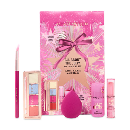 REVOLUTION BEAUTY ALL ABOUT THE JELLY MAKEUP SET
