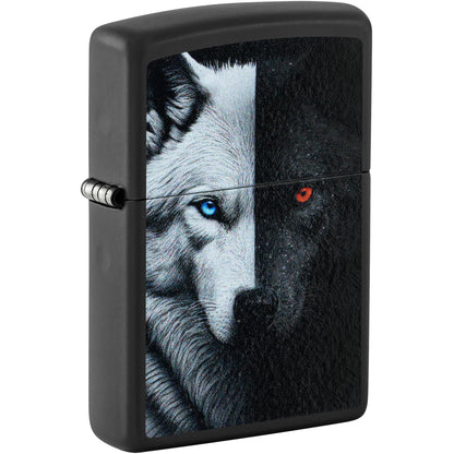 Zippo Wolf Black