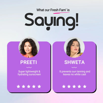 ILLUMINATE+ DEWY SUNSCREEN IN-VIVO TESTED SPF 50+ PA++++ WITH WILD BERRIES & ALPHA ARBUTIN - 5