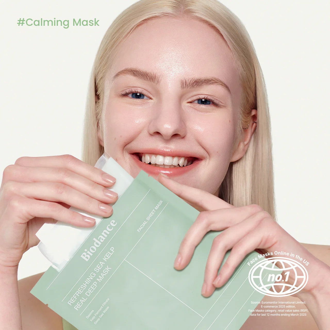 REFRESHING SEA KELP REAL DEEP MASK [34G*4 SHEETS]