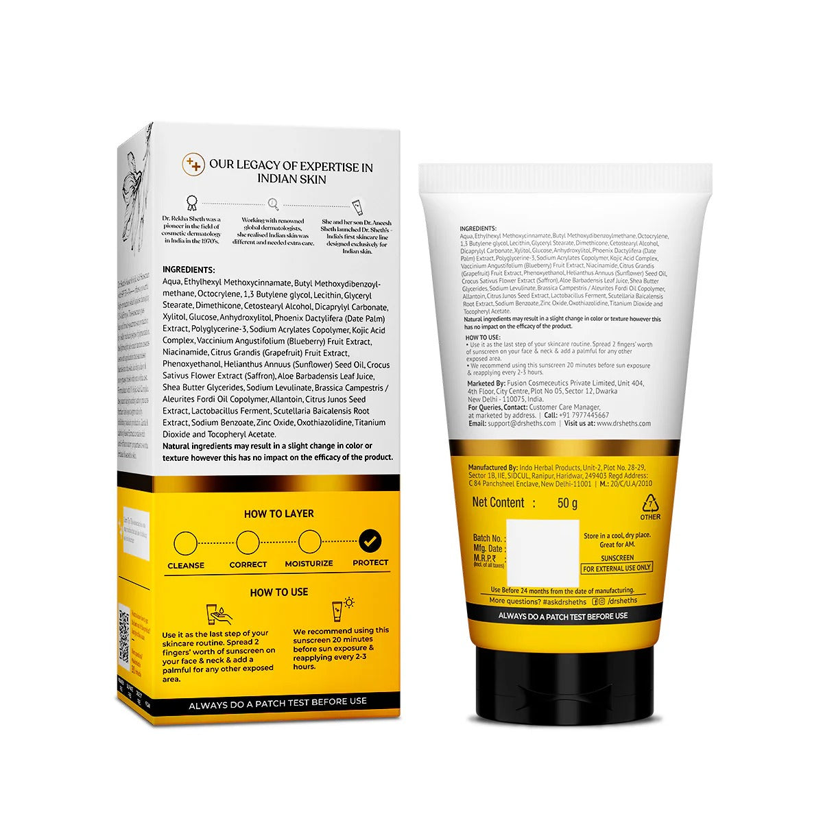 KESAR & KOJIC ACID SUNSCREEN - 50 GM