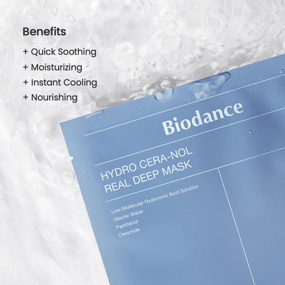 HYDRO CERA-NOL REAL DEEP MASK [34G*4 SHEETS]