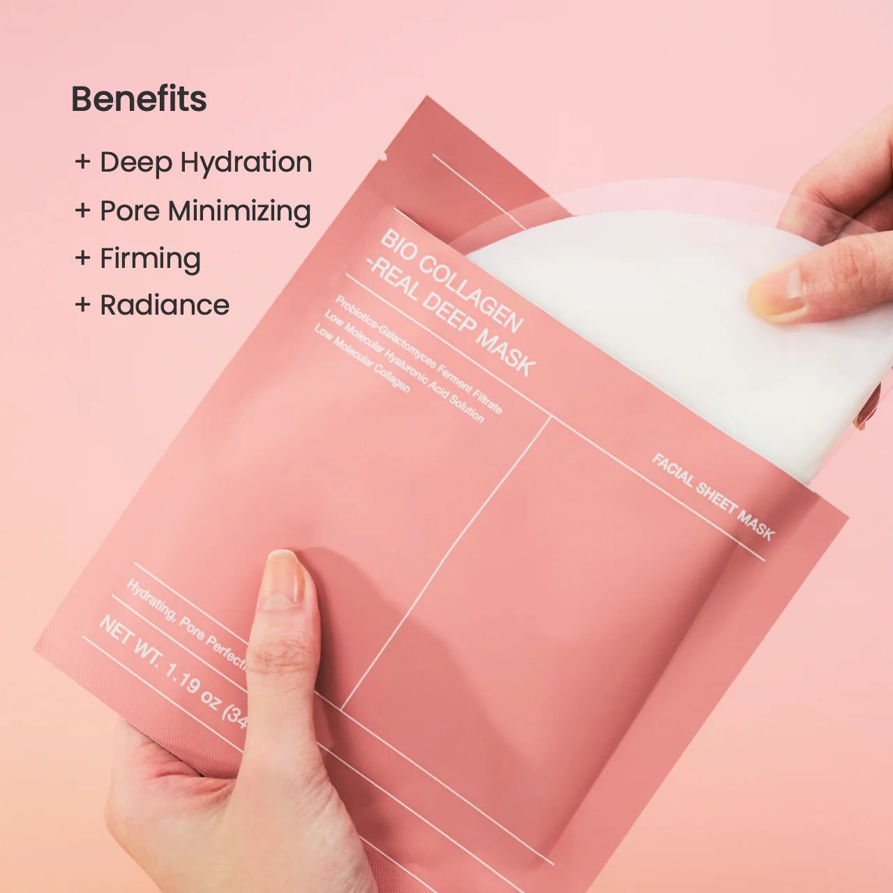 BIO-COLLAGEN REAL DEEP MASK [34G*4 SHEETS]
