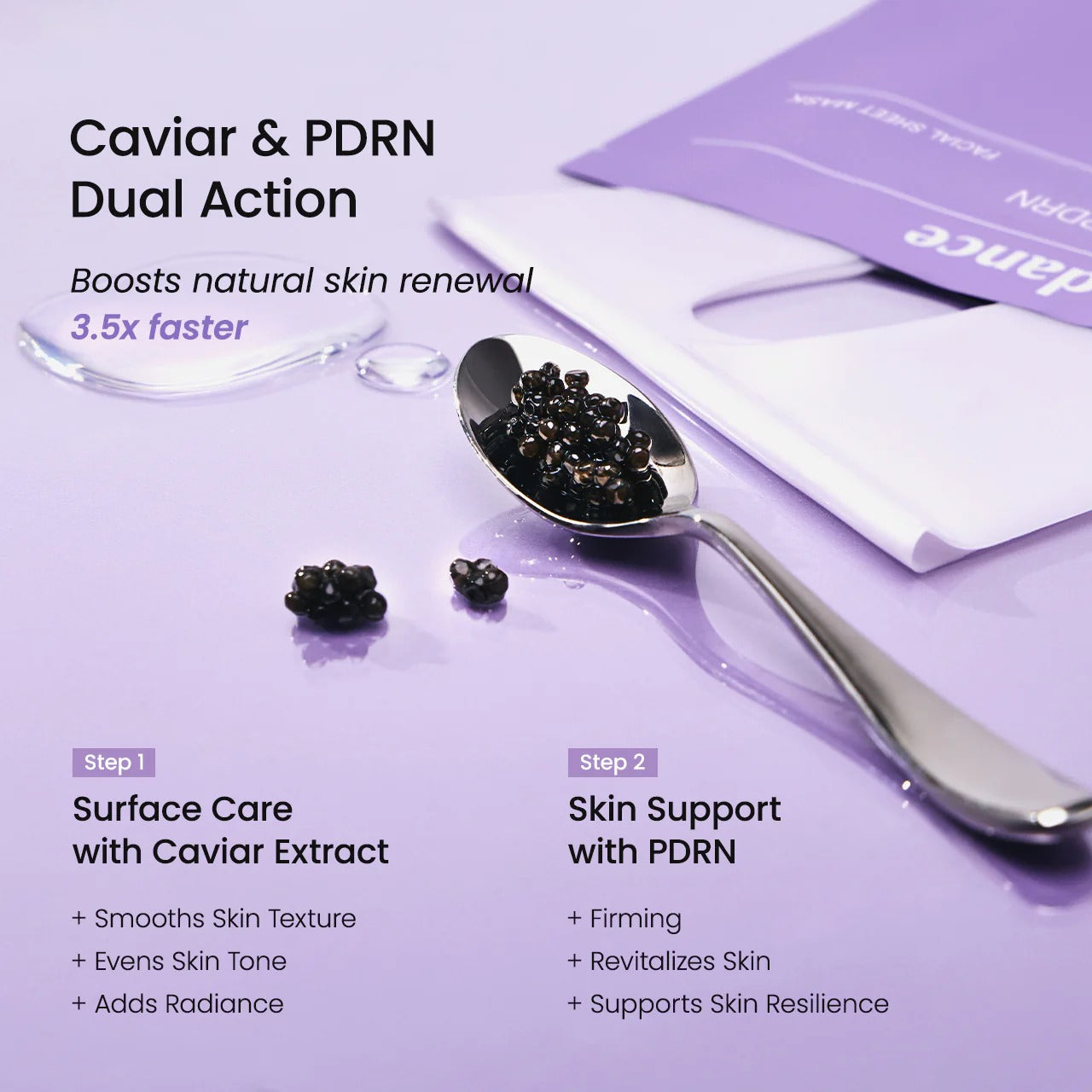 REJUVENATING CAVIAR PDRN REAL DEEP MASK (34G*4EA)