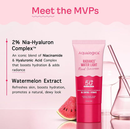 RADIANCE+ WATER LIGHT FLUID SUNSCREEN 50G