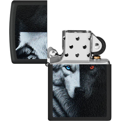 Zippo Wolf Black
