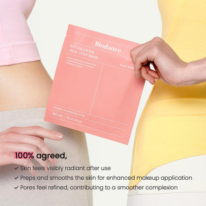 BIO-COLLAGEN REAL DEEP MASK [34G*4 SHEETS]