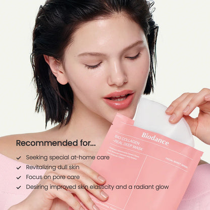 BIO-COLLAGEN REAL DEEP MASK [34G*4 SHEETS]