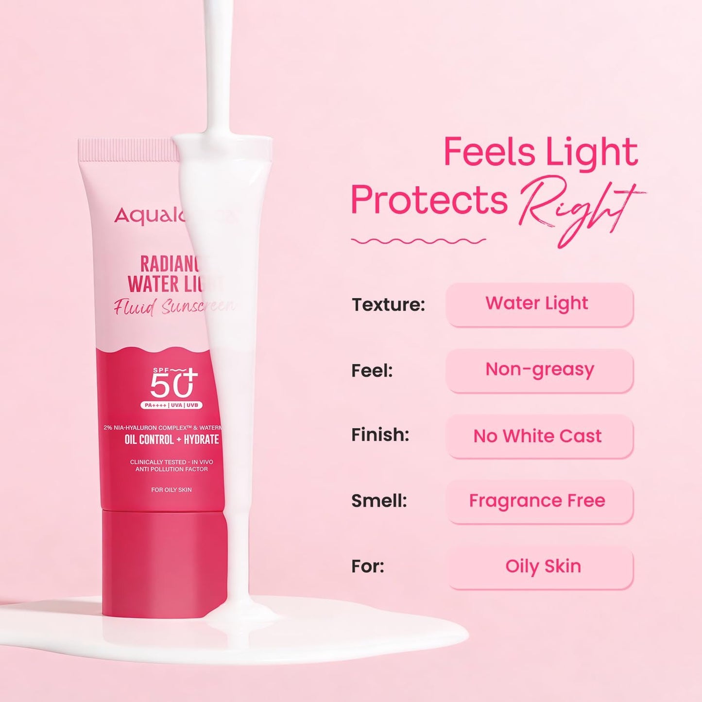 RADIANCE+ WATER LIGHT FLUID SUNSCREEN 50G