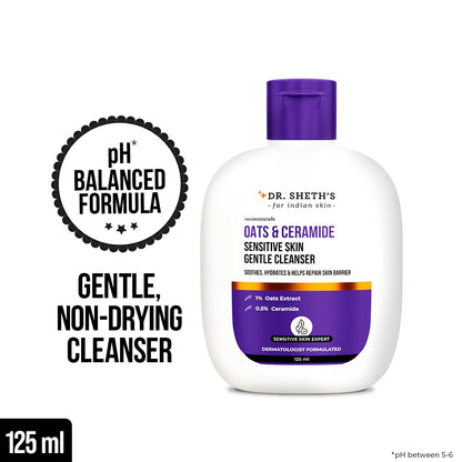 OATS & CERAMIDE SENSITIVE SKIN GENTLE CLEANSER 125ML